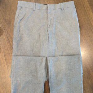 J.Ferrar men's 30x30 slim gray dress pants